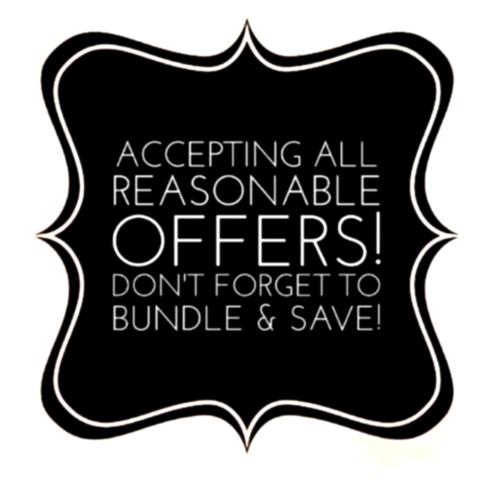 Open to all reasonable offers and don't forget  to bundle